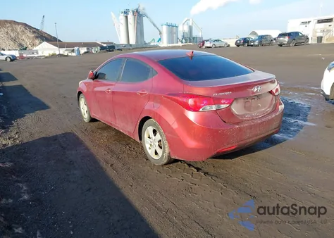 2013 Hyundai Elantra Gls из США, поврежденный, VIN 5NPDH4AE4DH394896